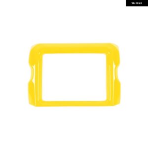 JIDIXIAN 車用 8.4インチ GPS ナビゲーション デコレーションカバー ジープ ラングラー JL グラディエーター JT 2018 - 23 - yellow