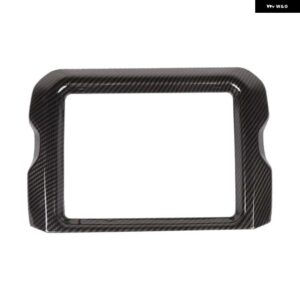 JIDIXIAN 車用 8.4インチ GPS ナビゲーション デコレーションカバー ジープ ラングラー JL グラディエーター JT 2018 - 23 - carbon　fiber　grain