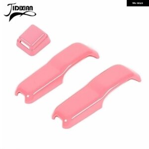 JIDIXIAN 車用フロントフード リアガラス ワイパー ノズル デコレーションカバー ジープ ラングラー JL 2018 - 24年以降 - Pink