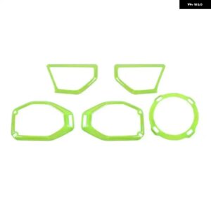 JIDIXIAN 車 Aピラー ルーフ トランク スピーカー デコレーション カバー ジープ ラングラー JL 2018 - 23 内装アクセサリー - light　green
