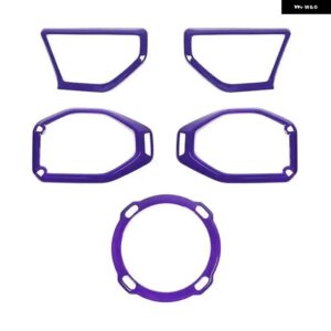 JIDIXIAN 車 Aピラー ルーフ トランク スピーカー デコレーション カバー ジープ ラングラー JL 2018 - 23 内装アクセサリー - purple