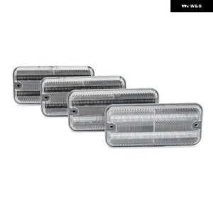 シボレー 4個 フロント＆リアサイド マーカー ライトフェンダー ウィンカーライト C/K C10/20/30 GMC バン G10 G20 G3 - clear　lens