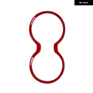 ジープ フロントカップホルダー 装飾カバー グランドチェロキー 2011-21 - red