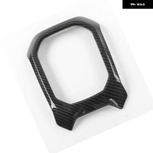 ジープ ギアシフトパネル 装飾トリムフレームカバー レネゲード 2016-20 アップインテリア - B Carbon Fiber