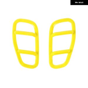 ジープ フロントサイドフェンダー ライトランプ装飾カバー レネゲード 2016-24 アップ - Yellow B