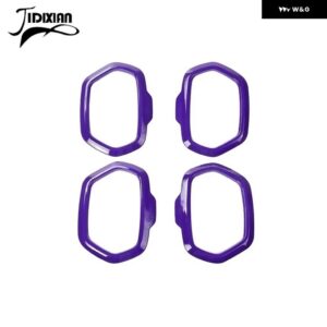 ジープ レネゲード 2016-24 車室内ドア スピーカー 装飾カバー リング - purple