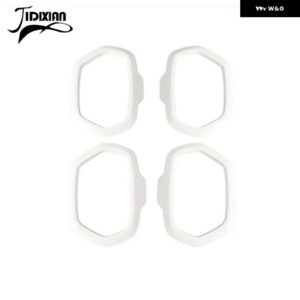 ジープ レネゲード 2016-24 車室内ドア スピーカー 装飾カバー リング - White