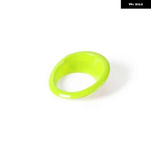 ジープ 車内ワンボタン スタートスイッチ装飾リング カバー コンパス 2017-2020 レネゲード 2015 2016 アップ - Light green