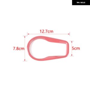 ジープ ヘッドライト ライトランプスイッチ装飾カバー レネゲード 2016-24 アップ - Pink