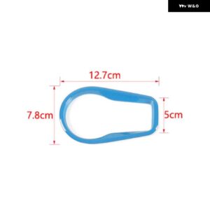 ジープ ヘッドライト ライトランプスイッチ装飾カバー レネゲード 2016-24 アップ - Light Blue