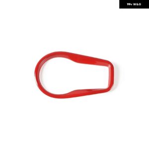 ジープ ヘッドライト ライトランプスイッチ装飾カバー レネゲード 2016-24 アップ - red