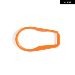 ジープ ヘッドライト ライトランプスイッチ装飾カバー レネゲード 2016-24 アップ - Orange
