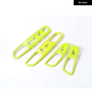 ジープ インテリアウィンドウリフト ボタン パネル 装飾カバー レネゲード 2016-24 - Light green