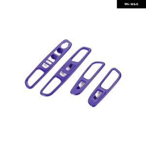 ジープ インテリアウィンドウリフト ボタン パネル 装飾カバー レネゲード 2016-24 - purple