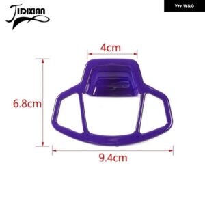 ジープ インテリア電子ハンドブレーキボタン 装飾カバー レネゲード 2016-21 アップ - ABS purple
