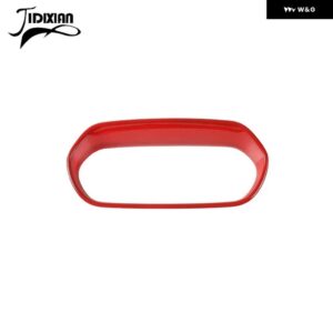 ジープ ABS カーエアコンスイッチ装飾名声カバー レネゲード 2015 2016 2017 インテリアカースタイリング - red