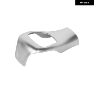 ジープ ギアシフトレバー装飾カバー レネゲード 2015 2016 アップ コンパス 2017-24 アップ - Silver