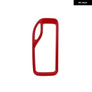 ジープ インテリアギアシフトウォーターカップホルダー 装飾カバー グランドチェロキー 2016-21 - B red