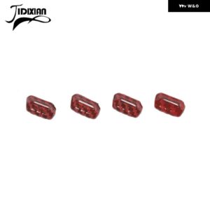ジープ ラングラー JL グラディエーター JT 2018-24 アップ窓コントロールボタン 装飾カバー - red carbon fiber