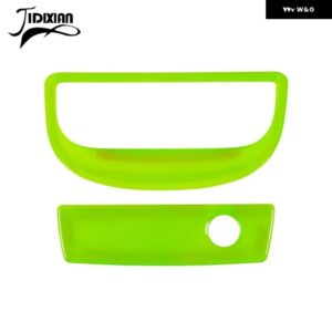 ジープ 副パイロット収納ボックスハンドル装飾カバー ラングラー JK 2007-17 - Light green