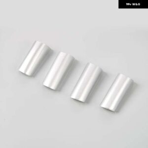 ジープ ラングラー JK 2007 2008 2009 2010 ABS 車内ステアリング ホイール 装飾カバー トリム - silver 4 pc