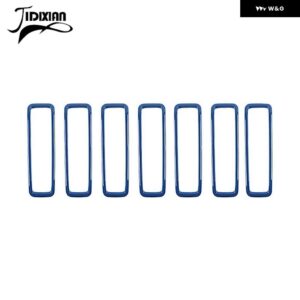 ジープ ラングラー JL グラディエーター JT 2018-24 ボンネットエンジン エアインレットベント装飾カバー - Blue