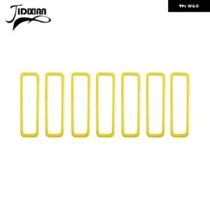 ジープ ラングラー JL グラディエーター JT 2018-24 ボンネットエンジン エアインレットベント装飾カバー - Yellow