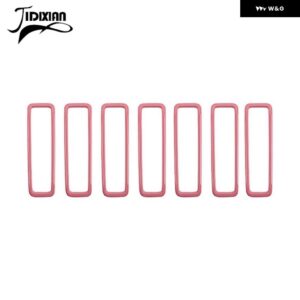 ジープ ラングラー JL グラディエーター JT 2018-24 ボンネットエンジン エアインレットベント装飾カバー - Pink