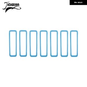 ジープ ラングラー JL グラディエーター JT 2018-24 ボンネットエンジン エアインレットベント装飾カバー - Light Blue