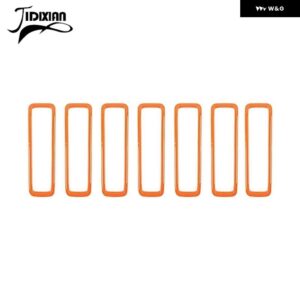 ジープ ラングラー JL グラディエーター JT 2018-24 ボンネットエンジン エアインレットベント装飾カバー - Orange