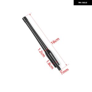 ジープ アンテナ 交換用金属ラジオ アンテナ ラングラー JL JK 2007-2022 グラディエーター JT 2018-2022 - 16cm
