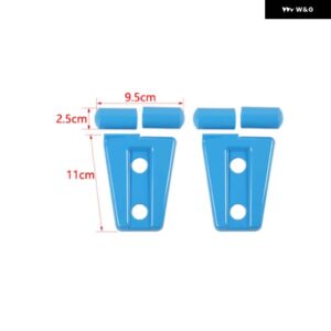 ジープ ラングラー JK 2007-17 エンジン フードヒンジ装飾カバー - Light Blue
