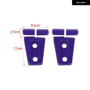 ジープ ラングラー JK 2007-17 エンジン フードヒンジ装飾カバー - Purple