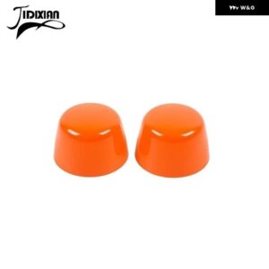 ジープ ABS 車 外装 フロントエンジン フードゴムキャップ装飾カバー トリム ステッカー ラングラー JK 2007-2017 - Orange