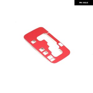 ジープ ギアシフトパネル 装飾カバー トリムラングラー JK 2011-17 インテリア - red
