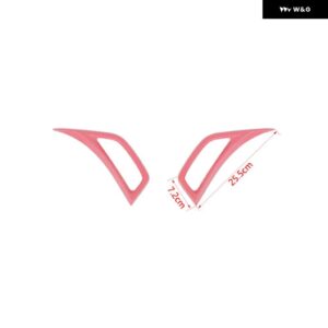 ジープ フェンダー 空調ベントアウトレット装飾カバー ラングラー JL グラディエーター JT 2018-24 - Pink