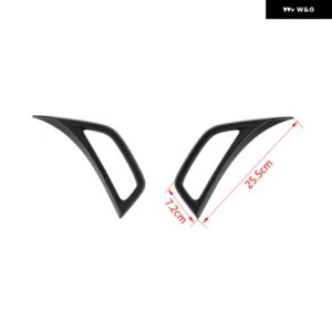 ジープ フェンダー 空調ベントアウトレット装飾カバー ラングラー JL グラディエーター JT 2018-24 - Matte Black