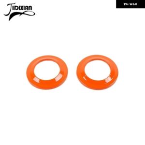 ジープ ABS A ピラー スピーカー 装飾カバー ラングラー JK 2007-14 カー - Orange