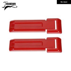 ジープ ラングラー JK 2007 2008 2009 2010-2017 車 外装 リアドアスペアタイヤテールゲート ヒンジ装飾カバー - red