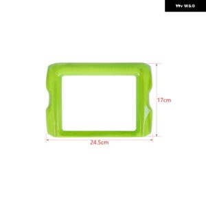 ジープ 車 8.4インチ GPS ナビゲーション 装飾カバー ラングラー JL グラディエーター JT 2018-23 - Green