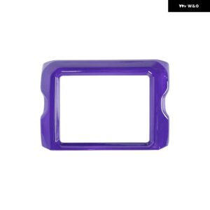 ジープ 車 8.4インチ GPS ナビゲーション 装飾カバー ラングラー JL グラディエーター JT 2018-23 - purple