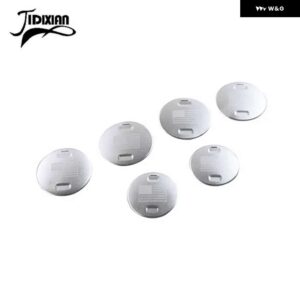 ジープ カーエアコンベントアウトレット装飾カバー ラングラー JL 2018 アップグラディエーター JT 2018 アップ - flag sivler 6 PCS