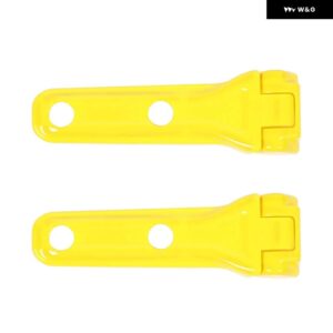 ジープ テールゲート ドアスペアタイヤヒンジ装飾カバー ラングラー JL 2018-24 アップ - Yellow