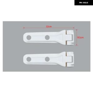 ジープ テールゲート ドアスペアタイヤヒンジ装飾カバー ラングラー JL 2018-24 アップ - White