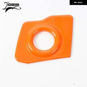 ジープ エンジン スタートストップキー穴装飾カバー ラングラー JK 2007-2017 パトリオットコンパス - Orange