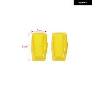 ジープ 車 外装 リフト ゲート リアドア窓ガラスヒンジ装飾カバー ラングラー JK 2007-2017 - Yellow