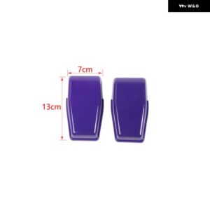 ジープ 車 外装 リフト ゲート リアドア窓ガラスヒンジ装飾カバー ラングラー JK 2007-2017 - purple