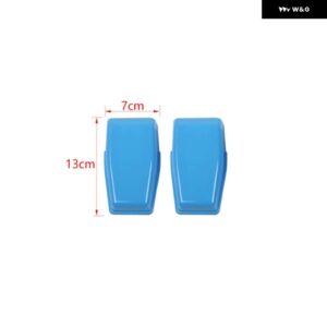 ジープ 車 外装 リフト ゲート リアドア窓ガラスヒンジ装飾カバー ラングラー JK 2007-2017 - Light Blue