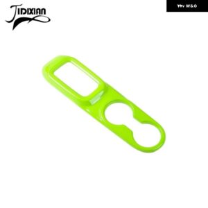 ジープ ラングラー JK 2011-17 車内ギアシフトパネル フロントカップホルダー 装飾カバー - Light green