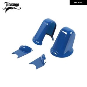 ジープ 車 外装 バックミラー ベース装飾カバー ステッカー ラングラー JK 2007 2008 2009 2010-2017 - Blue